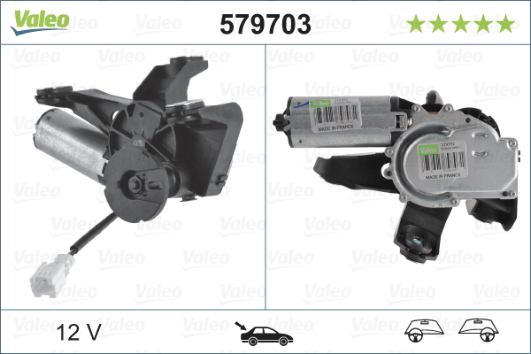 Motore tergicristallo - 579703 VALEO